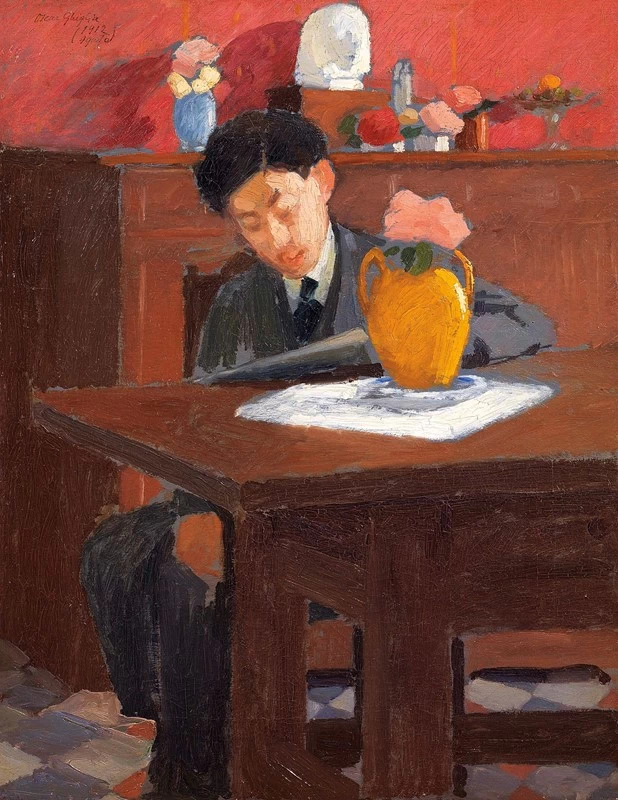 Guido Libertini che legge